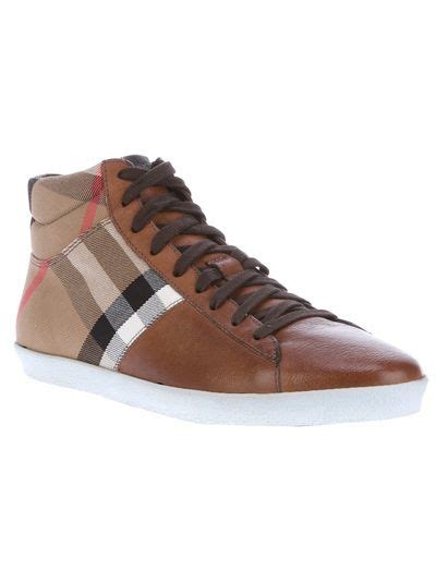 burberry brit sneakers|burberry high top sneakers.